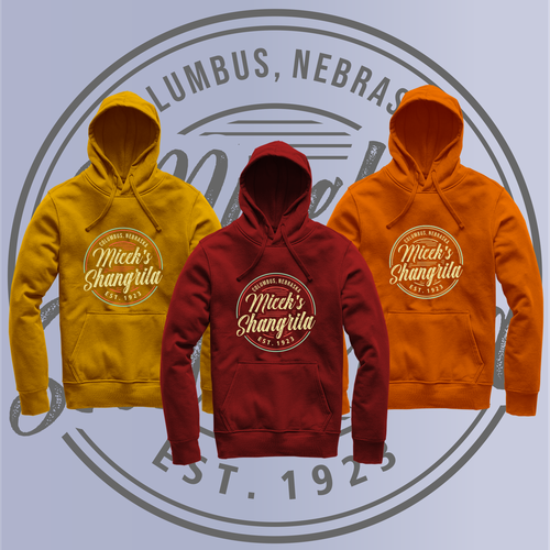 Retro hoodie illustration design for family owned bar Design by Ardi90