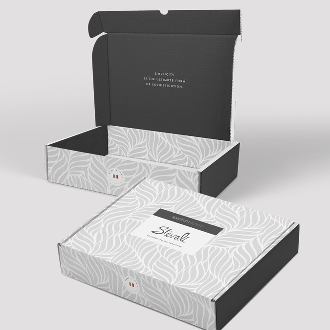 Design a box for a luxury Italian cabinet company to ship their samples ...