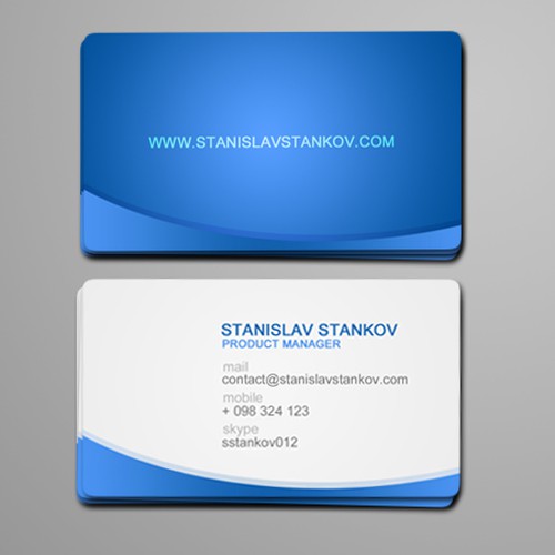 Business card Réalisé par h3design