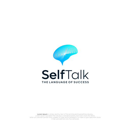 Self Talk, The language of Success - Logo Tournament Design by SERIOSA_™