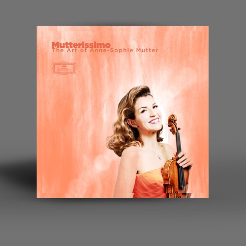 Illustrate the cover for Anne Sophie Mutter’s new album Ontwerp door M A D H A N