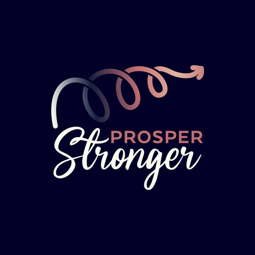 Prosper Stronger Logo Design by Julia   Fernandes