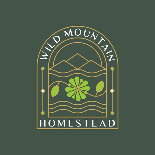 Artistic modern logo needed for a mountain-top flower farm. Design por Nakul Talgeri