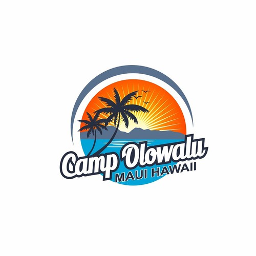 Designs | Island Beach Camping - simple, clean, modern logo needed ...