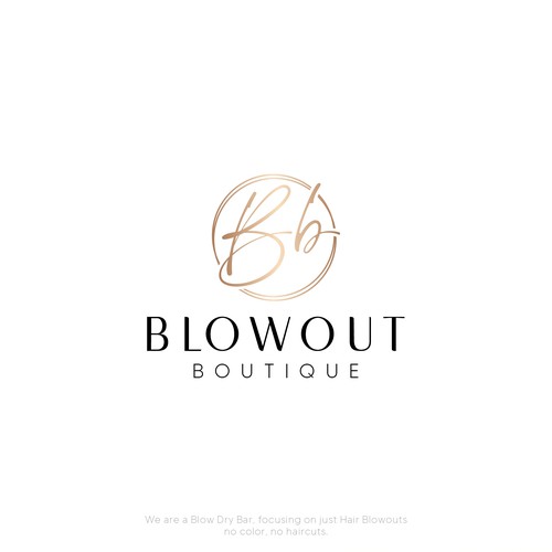 Luxurious logo for a NEW Blow Dry Bar - Hair Salon Design by perféctroll