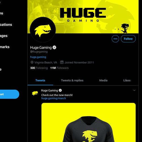 Huge Gaming Logo and Brand Identity Design by Voinch Visuals