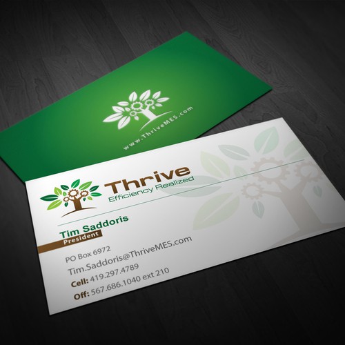 Create the next stationery for Thrive Ontwerp door expert desizini