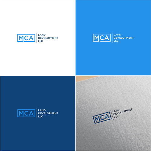 Design a simple modern logo for land development business. Design by anindiya