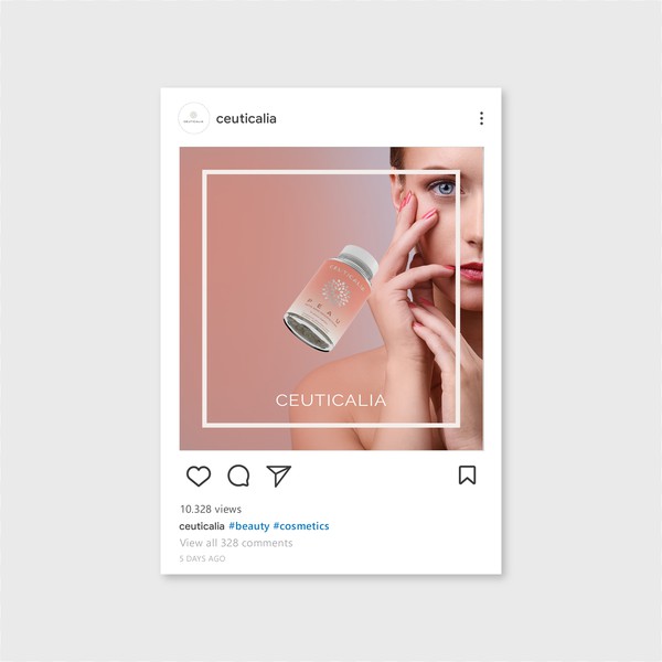 Design by Leon Adama titled "ceuticalia instagram post"