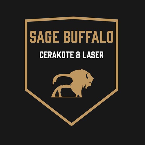 Design an American Bison themed logo for a specialized coating company in Montana. Design réalisé par logorad