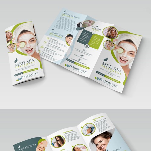 Fairbanks Med Spa Brochure-ontwerp door creatsoul