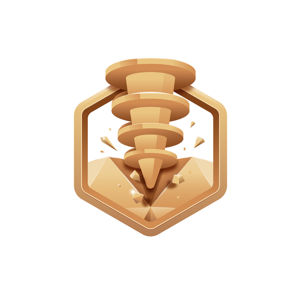Gold Exploration Illustration