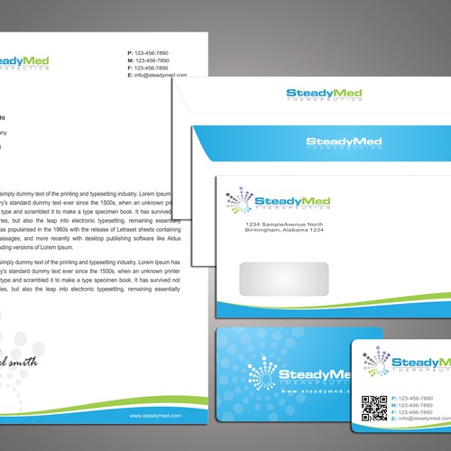stationery for SteadyMed Therapeutics デザイン by rikiraH