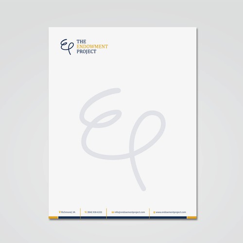 Clean, simple note design, The Endowment Project Design by Tcmenk