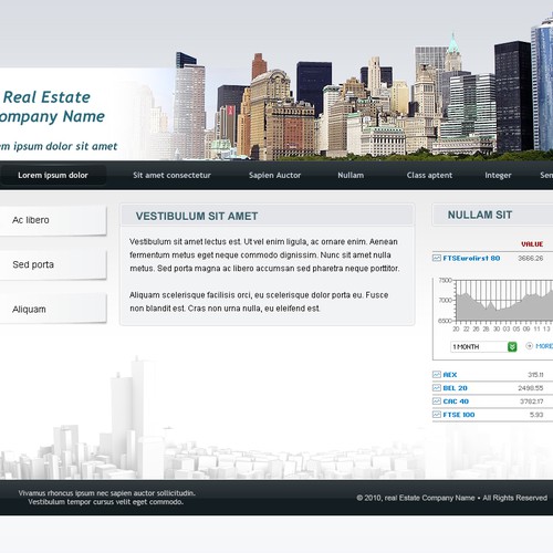 1-3 Page Website Template Design von Hitron_eJump
