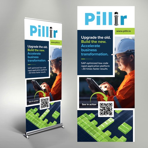 Designs | Retractable banner design for software company - your work ...