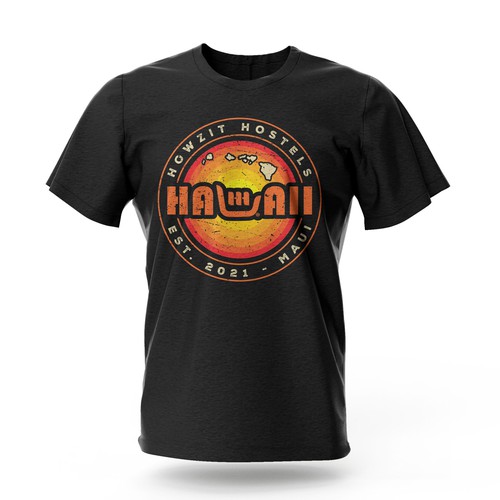 Maui - Hawaii Hostel looking for retail merch design! Design by Bee Man