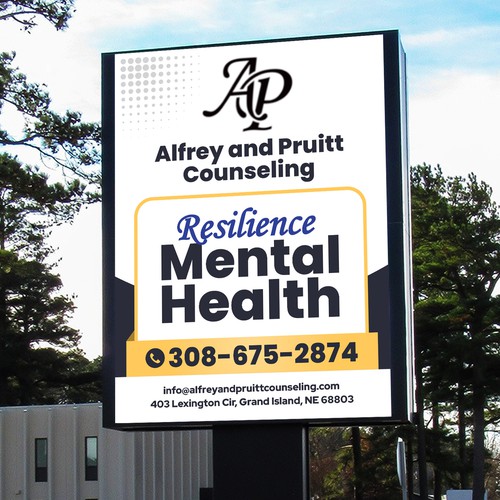 Design di We Need a Professional Street-Facing Sign for Our New Counseling Location di Balad_Studio™