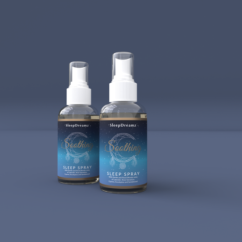 Sleep Spray label design for global Sleep brand Design by Tamara.D