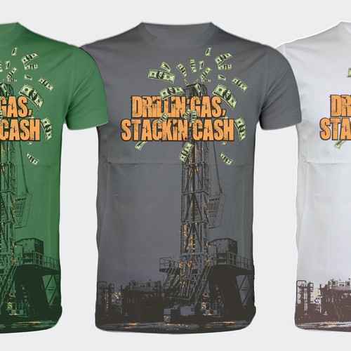 Oil field T-Shirt design! Design by stormyfuego