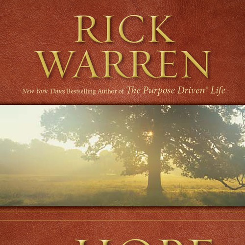 Design Rick Warren's New Book Cover Réalisé par blissgirl