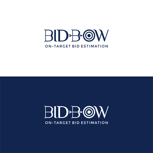 Logo for a construction bidding software product, design concept of "bow, arrow and target" Design by CHICO_08