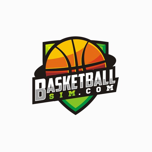 Basketball Simulator Logo Design Design by artopelago™