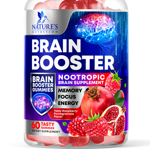 Brain Booster Supplement Design Needed for Nature's Nutrition Design by rembrandtjurin