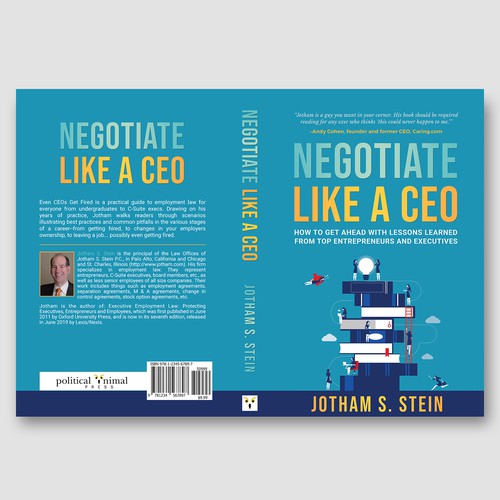 Book Cover for "Negotiate Like a CEO" Design by DZINEstudio™