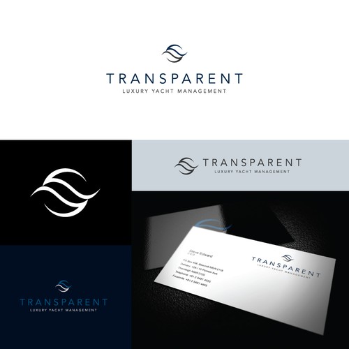 logo for TRANSPARENT Luxury Yacht Management Design by sammynerva