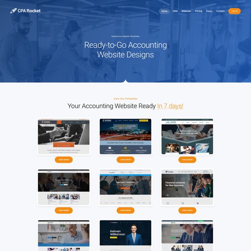 Website Design for our Accounting CRM Software Design by keilaMaria