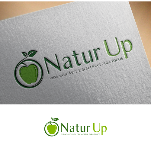 Natur Up - Nova loja de produtos naturais Design by kangdoeldesain