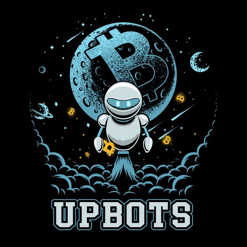 "Créez le t-shirt sur les cryptomonnaies que tous nos fans vont porter" winning T-shirt by Riskiyan W