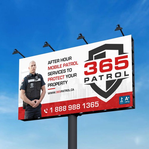 I need a billboard design for a Security Guard Company Design by icon89GraPhicDeSign