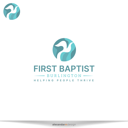 Logo for our church showcasing our mission and uniting the old and new Design by alexandarm