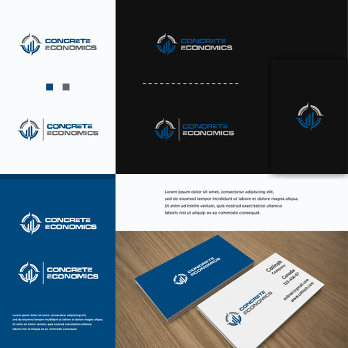 Concrete Economics Logo Design by Al-Battar™