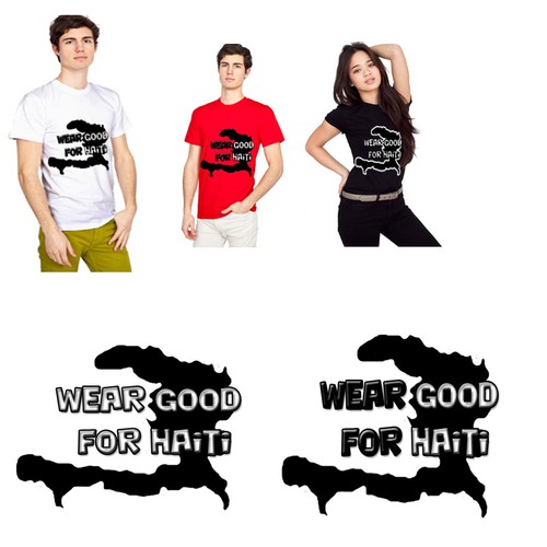 Wear Good for Haiti Tshirt Contest: 4x $300 & Yudu Screenprinter Design por caly82