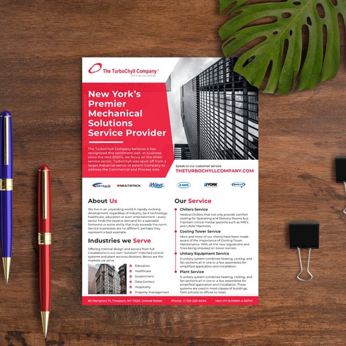 The TurboChyll Company Line Card Design by Zarabrook