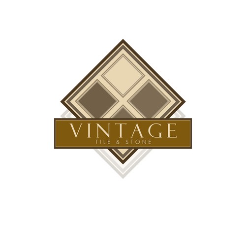 Create the next logo for Vintage Tile and Stone Diseño de Shammie