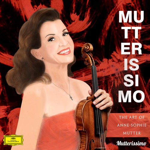 Illustrate the cover for Anne Sophie Mutter’s new album デザイン by rekreativa2