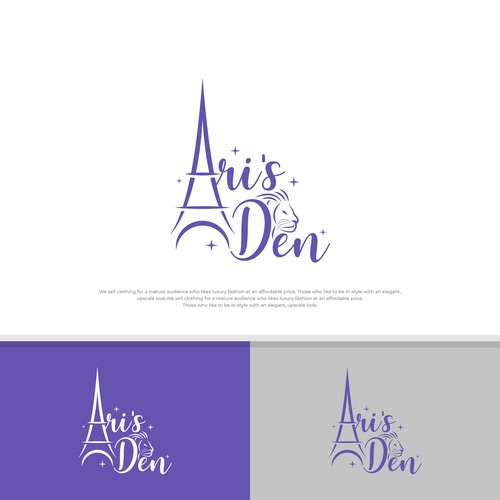 Design an elegant logo for an elegant clothing line Design by StudioJack