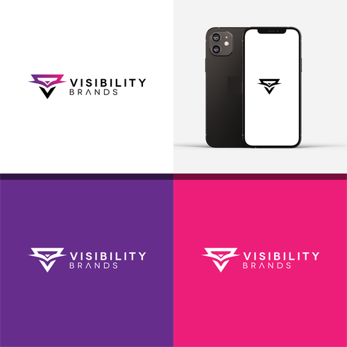 Sleek innovative brand for a marketing company focused on "Visibility" Design by Trust_DESIGN