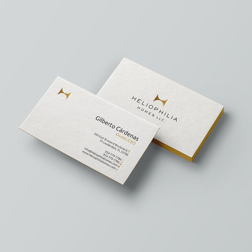 Luxury Custom Home Builder Business Cards needed Design by Azzedine D