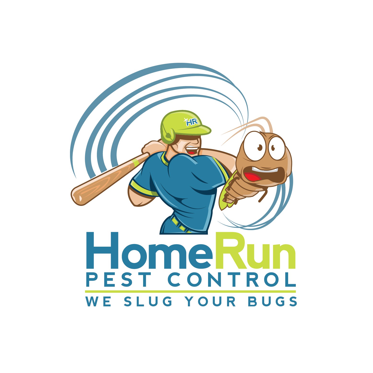 Mosquito logo with the title 'Barbarian baseball player SLUGS BUGS!'