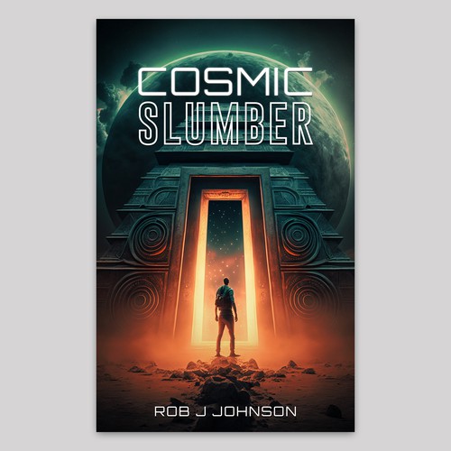 Cover design for Scifi book "Cosmic Slumber" Design réalisé par ydesignz