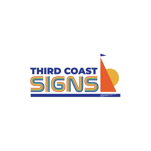 New vibrant business logo and branding for a sign making company serving Chicago Design by Azwar_Design®