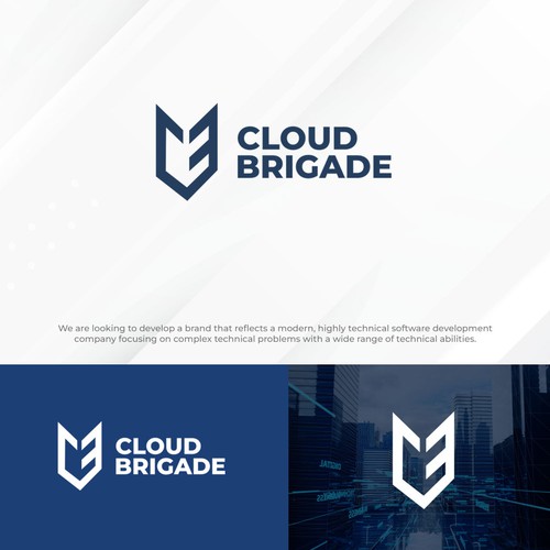 Brand Identity for Software Company Design by eienblue25