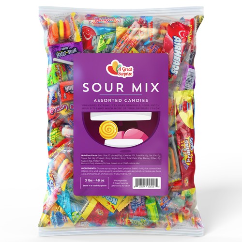 Design a modern, clean, chic, and professional candy label. Réalisé par znakovanj