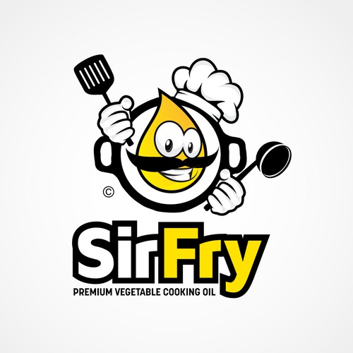 Design a logo for a frying/cooking oil. Design by ClaudioRegina