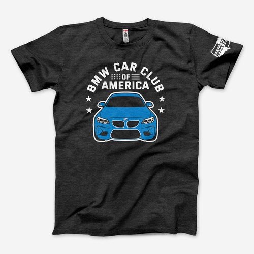 Bmw car club of america kid's t-shirt design